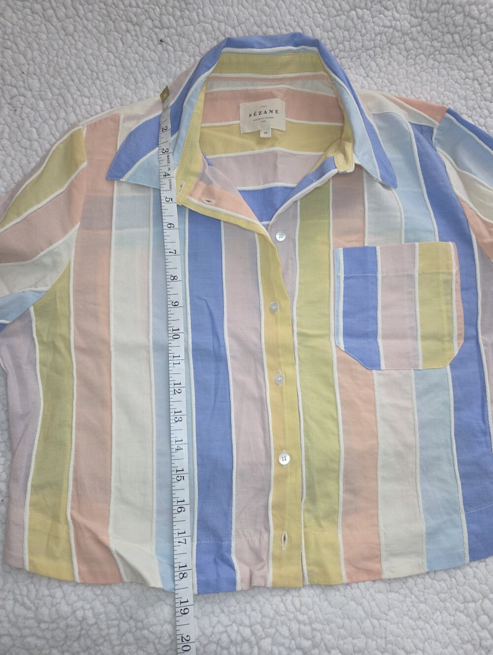 Sezane Maelline Shirt 34 - Picture 5 of 7
